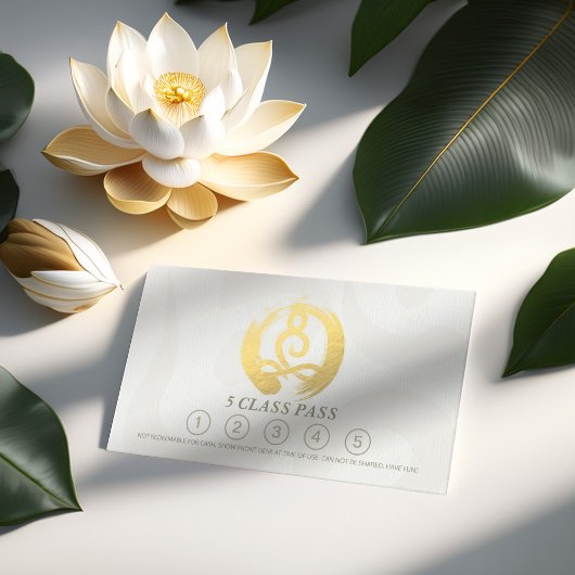 Yoga Meditation Instructeur 5 Klasse Pass OM Loyal Klantenkaartje