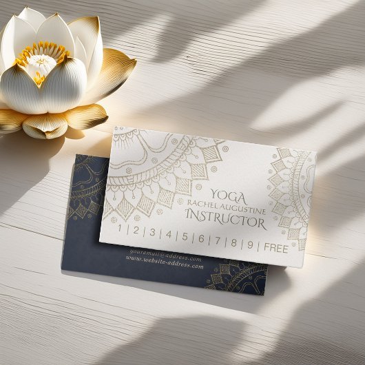 YOGA Meditation Instructeur Loyalty Punch Mandala