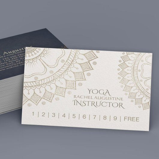 YOGA Meditation Instructeur Loyalty Punch Mandala