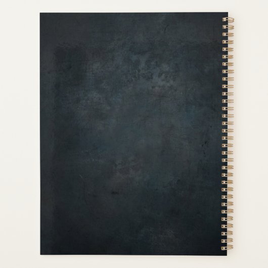 Yoga Meditation Instructor Black Gold Tree Quottes Planner (Achterkant)