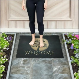 Yoga Meditation Instructor Black Gold Tree Welkom Deurmat