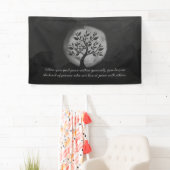 Yoga Meditation Instructor Black White Tree Quote Spandoek (Insitu)