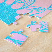 Yoga Meditation Instructor Blue Gold Mandala Quote Legpuzzel (Zijkant)