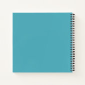 Yoga Meditation Instructor Blue Gold Mandala Quote Notitieboek (Achterkant)