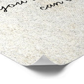 YOGA-Meditation Instructor citeert OM- & ZEN-symbo Poster (Hoek)