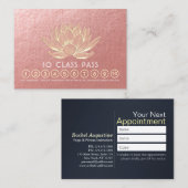 Yoga Meditation Instructor Class Pass Loyalty (Voorkant / Achterkant)