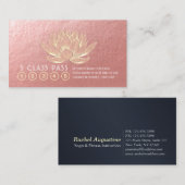 Yoga Meditation Instructor Class Pass Loyalty (Voorkant / Achterkant)