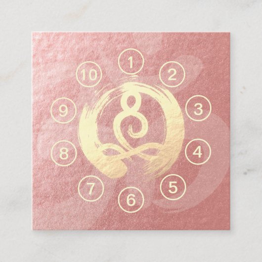 Yoga Meditation Instructor Class Pass Loyalty Kaar (Voorkant)