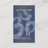 Yoga Meditation Instructor Class Pass Loyalty Kaar (Voorkant)