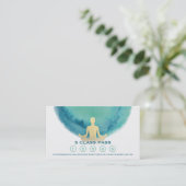 Yoga Meditation Instructor Class Pass Loyalty Kaar (Staand voorkant)