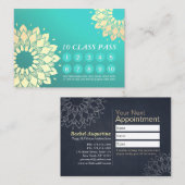 Yoga Meditation Instructor Class Pass Loyalty Kaar (Voorkant / Achterkant)