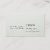 Yoga Meditation Instructor Class Pass Loyalty Kaar (Achterkant)