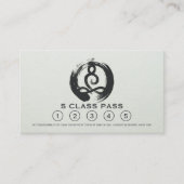 Yoga Meditation Instructor Class Pass Loyalty Kaar (Voorkant)
