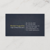 Yoga Meditation Instructor Class Pass Loyalty Kaar (Achterkant)