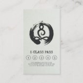 Yoga Meditation Instructor Class Pass Loyalty Kaar (Voorkant)
