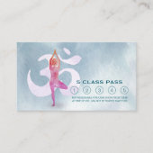 Yoga Meditation Instructor Class Pass Loyalty Kaar (Voorkant)