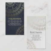 Yoga Meditation Instructor Class Pass Loyalty Kaar (Voorkant / Achterkant)