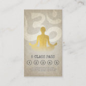 Yoga Meditation Instructor Class Pass Loyalty Kaar (Voorkant)
