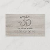 Yoga Meditation Instructor Class Pass Loyalty Kaar (Voorkant)