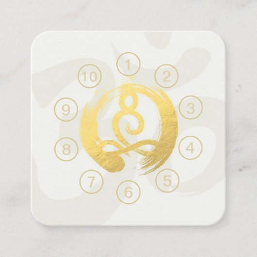 Yoga Meditation Instructor Class Pass Loyalty Kaar (Voorkant)