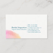 Yoga Meditation Instructor Class Pass Loyalty Kaar (Achterkant)