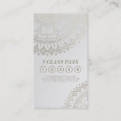 Yoga Meditation Instructor Class Pass Loyalty Kaar (Voorkant)