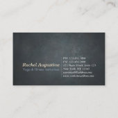 Yoga Meditation Instructor Class Pass Loyalty Kaar (Achterkant)