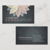 Yoga Meditation Instructor Class Pass Loyalty Kaar (Voorkant / Achterkant)