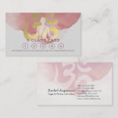 Yoga Meditation Instructor Class Pass Loyalty Kaar (Voorkant / Achterkant)