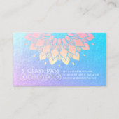 Yoga Meditation Instructor Class Pass Loyalty Kaar (Voorkant)