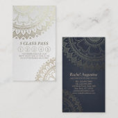 Yoga Meditation Instructor Class Pass Loyalty Kaar (Voorkant / Achterkant)