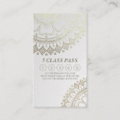 Yoga Meditation Instructor Class Pass Loyalty Kaar (Voorkant)
