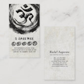 Yoga Meditation Instructor Class Pass Loyalty Kaar (Voorkant / Achterkant)