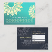 Yoga Meditation Instructor Class Pass Loyalty Kaar (Voorkant / Achterkant)