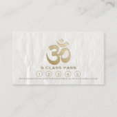 Yoga Meditation Instructor Class Pass Loyalty Kaar (Voorkant)