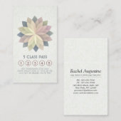 Yoga Meditation Instructor Class Pass Loyalty Kaar (Voorkant / Achterkant)