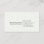 Yoga Meditation Instructor Class Pass Loyalty Kaar (Achterkant)