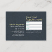 Yoga Meditation Instructor Class Pass Loyalty Kaar (Achterkant)