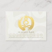 Yoga Meditation Instructor Class Pass Loyalty Kaar (Voorkant)