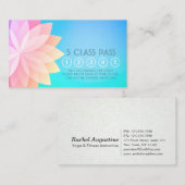 Yoga Meditation Instructor Class Pass Loyalty Kaar (Voorkant / Achterkant)