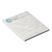 Yoga Meditation Instructor Elegant Waterverf Boom Notitieblok (Schuin)