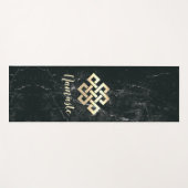 Yoga Meditation Instructor Eternity Eless Knot Yogamat (Voorkant (horizontaal))
