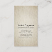 Yoga Meditation Instructor Gold Easy Pose ZEN Sign Klantenkaartje (Achterkant)