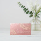 Yoga Meditation Instructor Gold Mandala Class Pass Klantenkaartje (Staand voorkant)