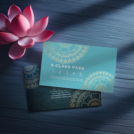 Yoga Meditation Instructor Gold Mandala Loyalty