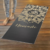 Yoga Meditation Instructor Gold Mandala Om Symbol Yogamat