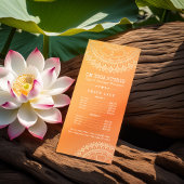 Yoga Meditation Instructor Gold Mandala Prijslijst Reclamekaart