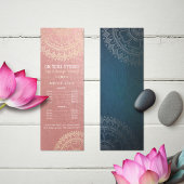 Yoga Meditation Instructor Gold Mandala Prijslijst Reclamekaart