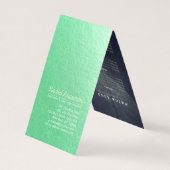 Yoga Meditation Instructor Gold Mandala Prijslijst Visitekaartje (Achterkant)