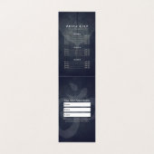 Yoga Meditation Instructor Gold Mandala Prijslijst Visitekaartje (Binnenkant ongevouwen)